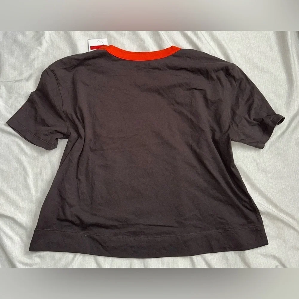 Cleveland Browns Nike Women's High Hip Fashion Cropped Top - Picture 6 of 6